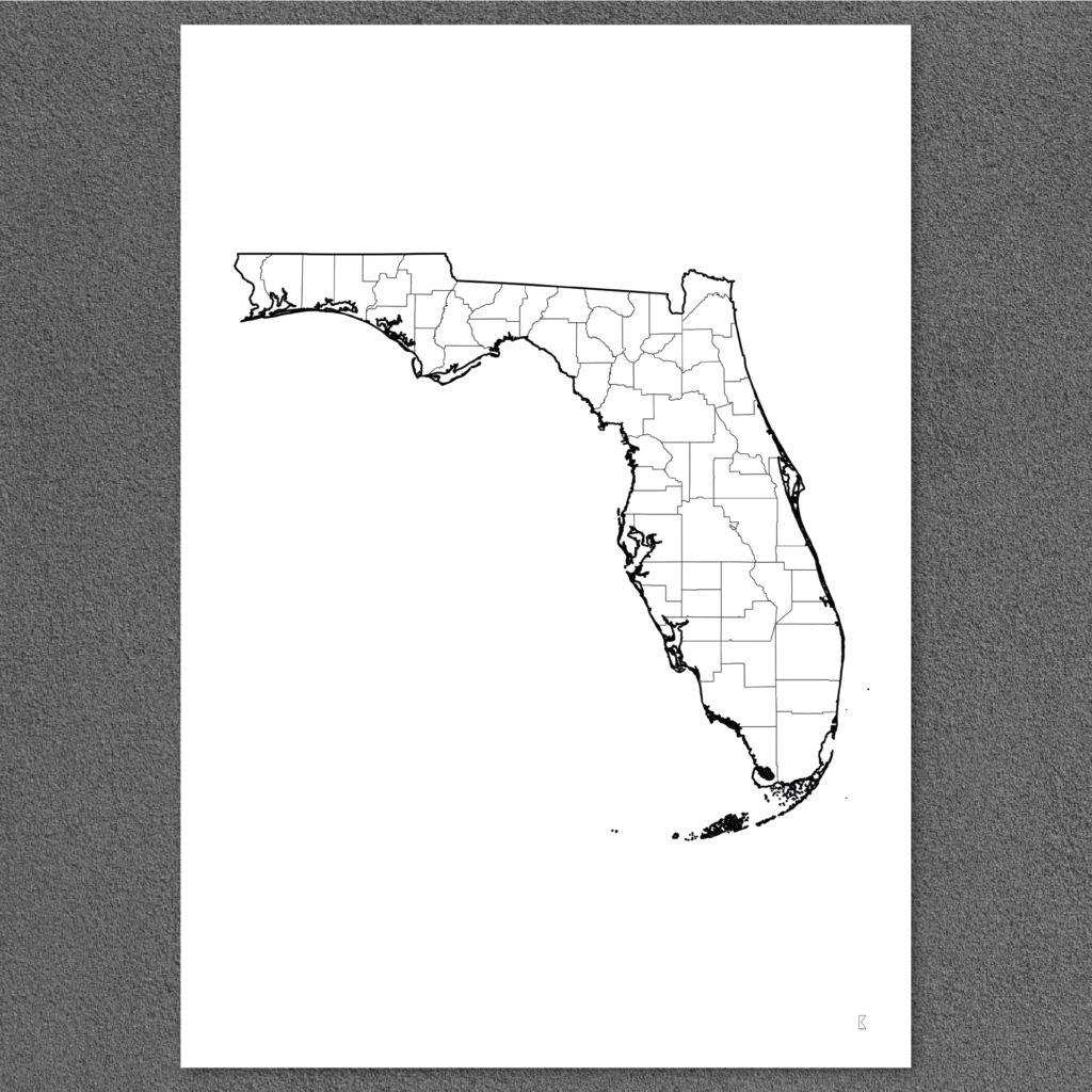 florida county map